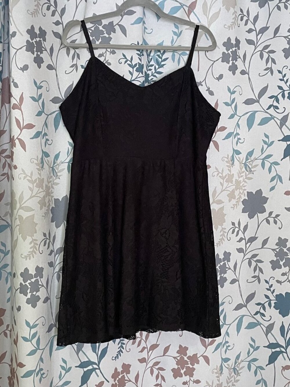 Black Lace Mini Dress